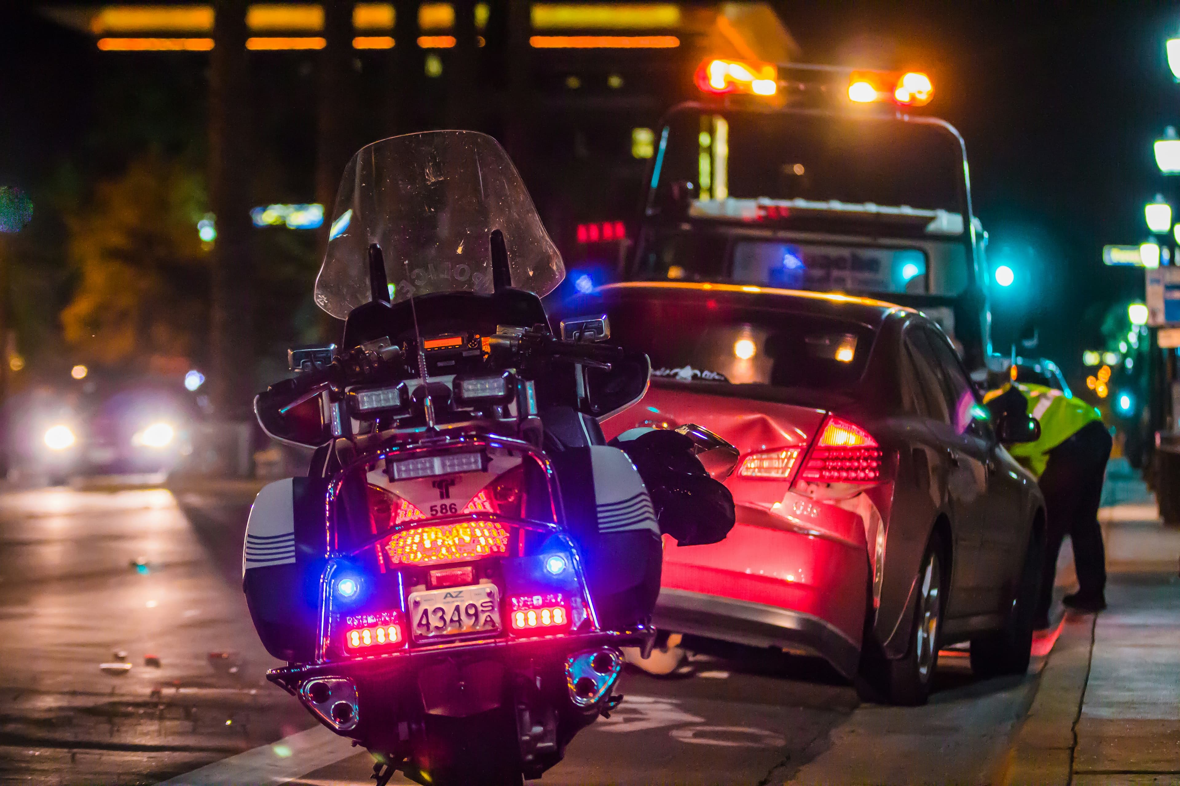 Car Accident Scene